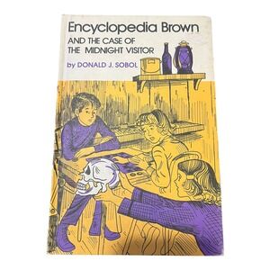 Encyclopedia Brown and the Case of the Midnight Visitor Donald J Sobol 1977‎ HC